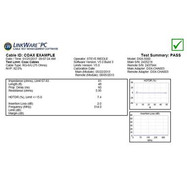 DSX系列同軸測試報(bào)告
